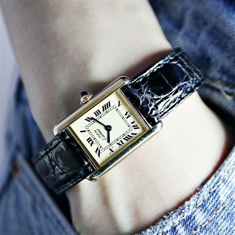 cartier tank womans|vintage cartier tank watch women's.